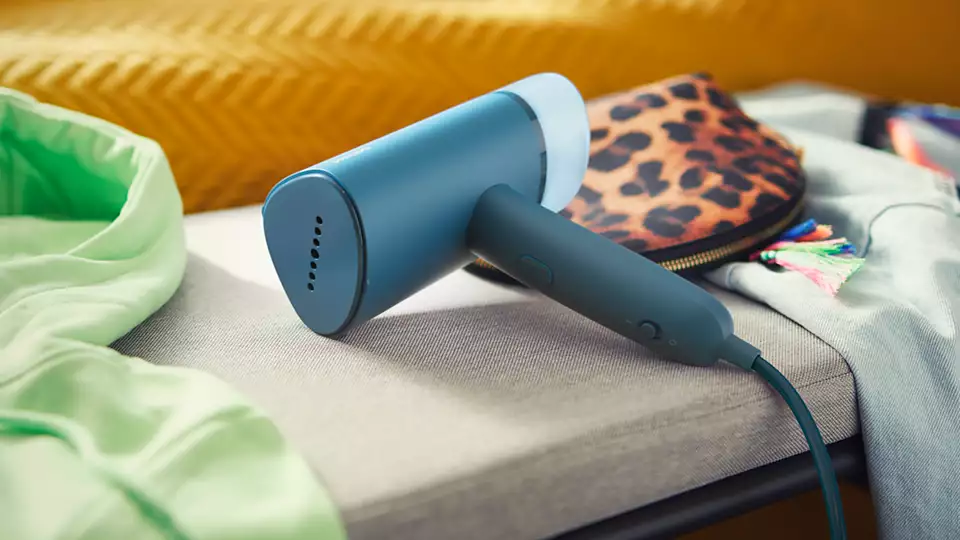 PHILIPS rokas tvaika gludināšanas ierīce, 1000W, zila STH3000/20