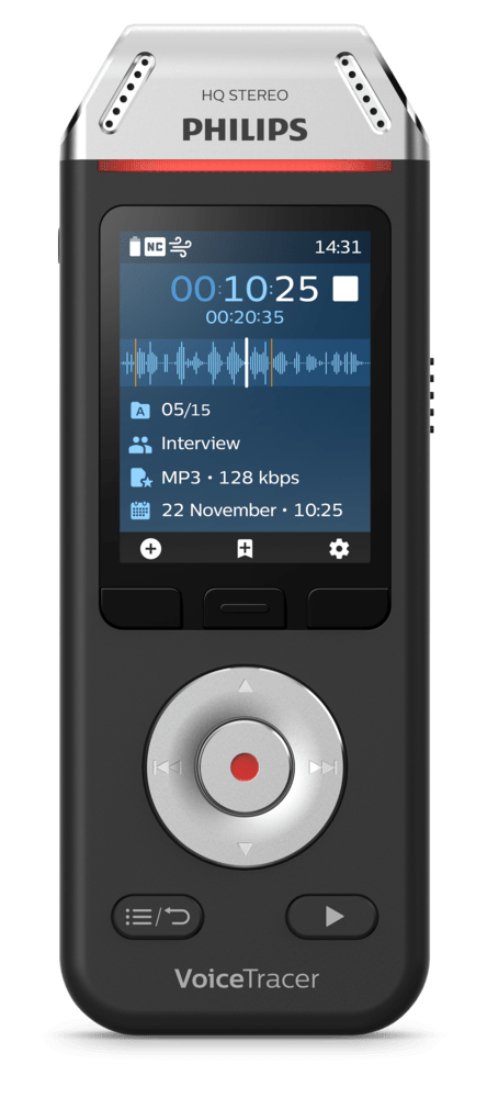 PHILIPS diktafons, 8 GB DVT2110