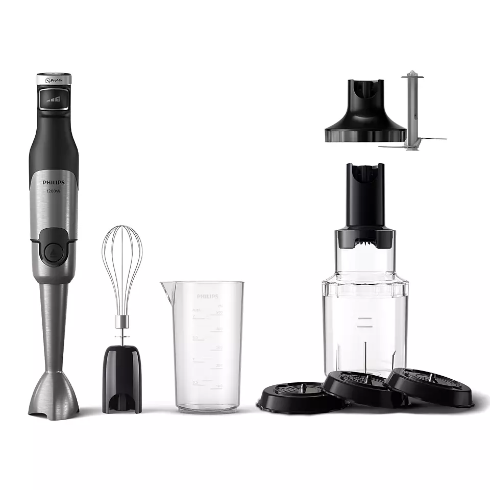 PHILIPS 5000 Series rokas blenderis, melns HR2684/00