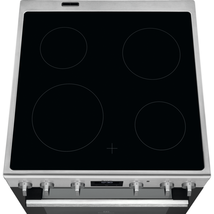 Electrolux elektriskā plīts ar elektrisko cepeškrāsni, nerūsējoša tērauda LKR64021AX