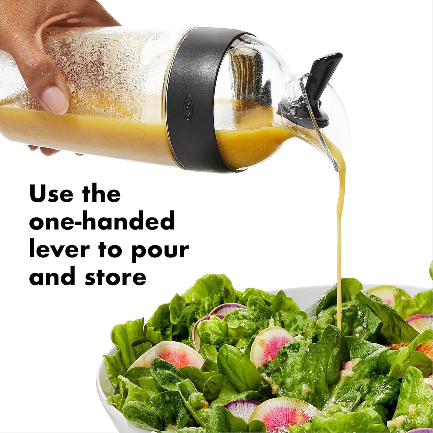 Garšvielu trauki OXO Salad Dressing Shaker -350mL - Black 1188500 - DomoTehnika
