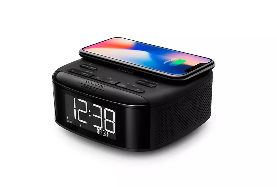 PHILIPS Radio pulkstenis, melns TAR7705/10