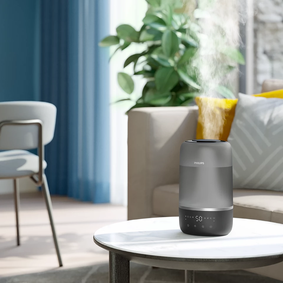 PHILIPS gaisa mitrinātājs, Ogles pelēks HU1510/03