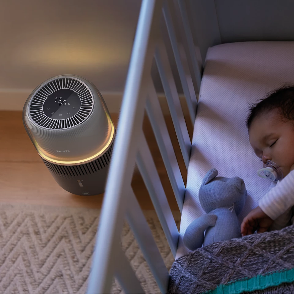 PHILIPS 5000 sērijas gaisa mitrinātājs, tumši pelēks HU5710/03