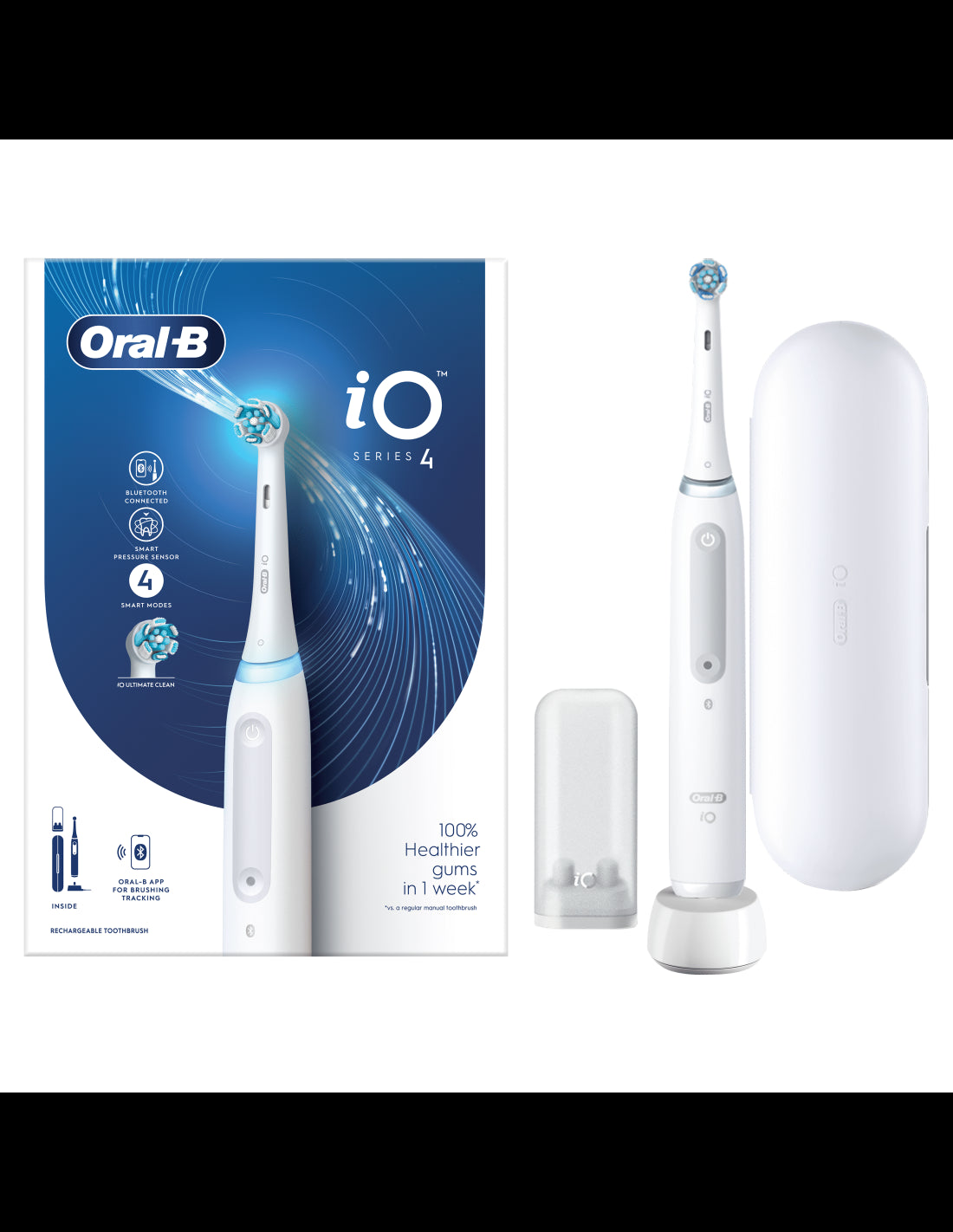 BRAUN Series iO4 el.zobu birste, Quite White iOG4.1A6.1DK.WHT