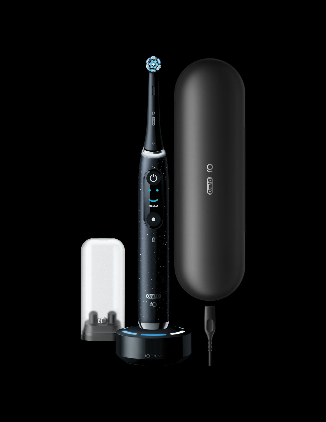 BRAUN Series iO10 el.zobu birste, melna iOM10.1B4.2AD