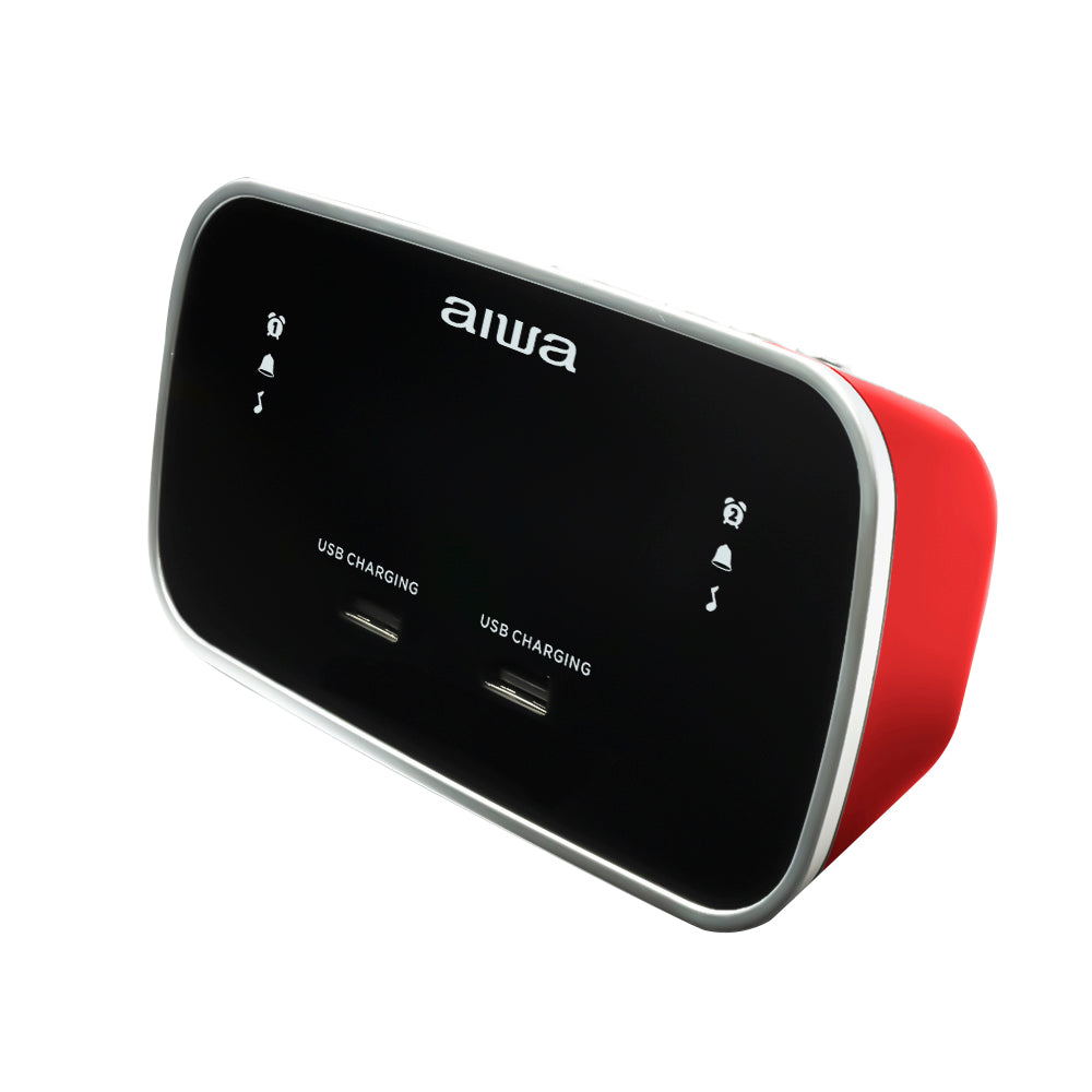 AIWA radio pulkstenis, sarkans CRU-19RD