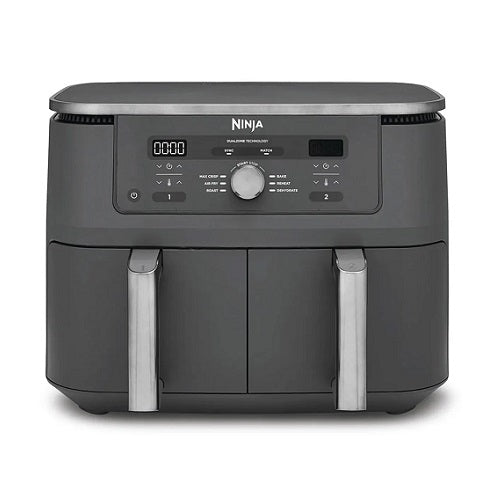 Ninja 6-in-1 Dual Zone karstā gaisa katls, 9.5 L, 2470 W, pelēks DZ400EU