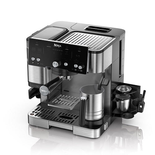 Ninja Luxe Café Essential kafijas automāts, melns/nerūsējošā tērauda ES501EU