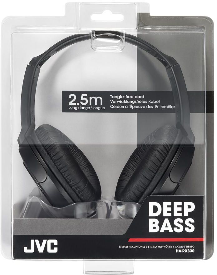JVC austiņas, melnas HA-RX330-E