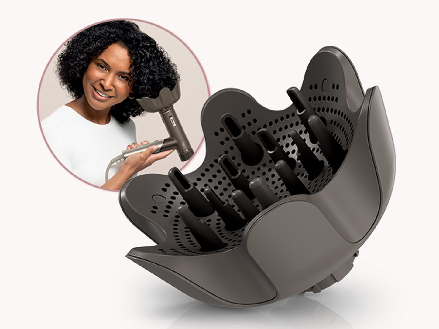 Shark SpeedStyle Pro FLEX 4-in-1 matu fēns, 1700 W, sudraba HD542EU