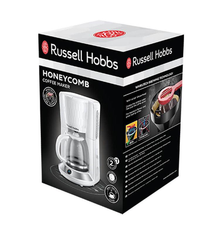 Kafijas aparāts RUSSELL HOBBS 27010-56 Honeycomb White 27010-56 - DomoTehnika