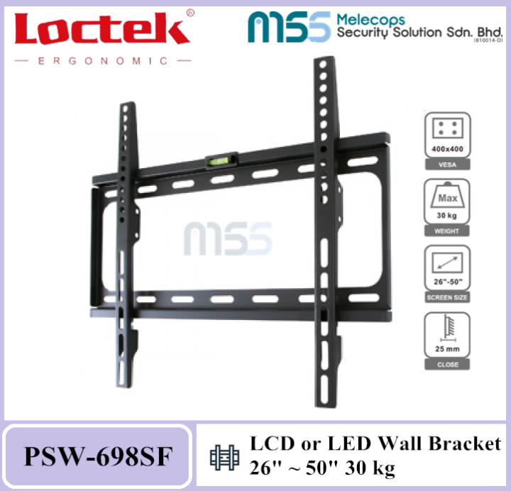 TV Kronšteins LOCTEK PSW698SF 400x400 fixed