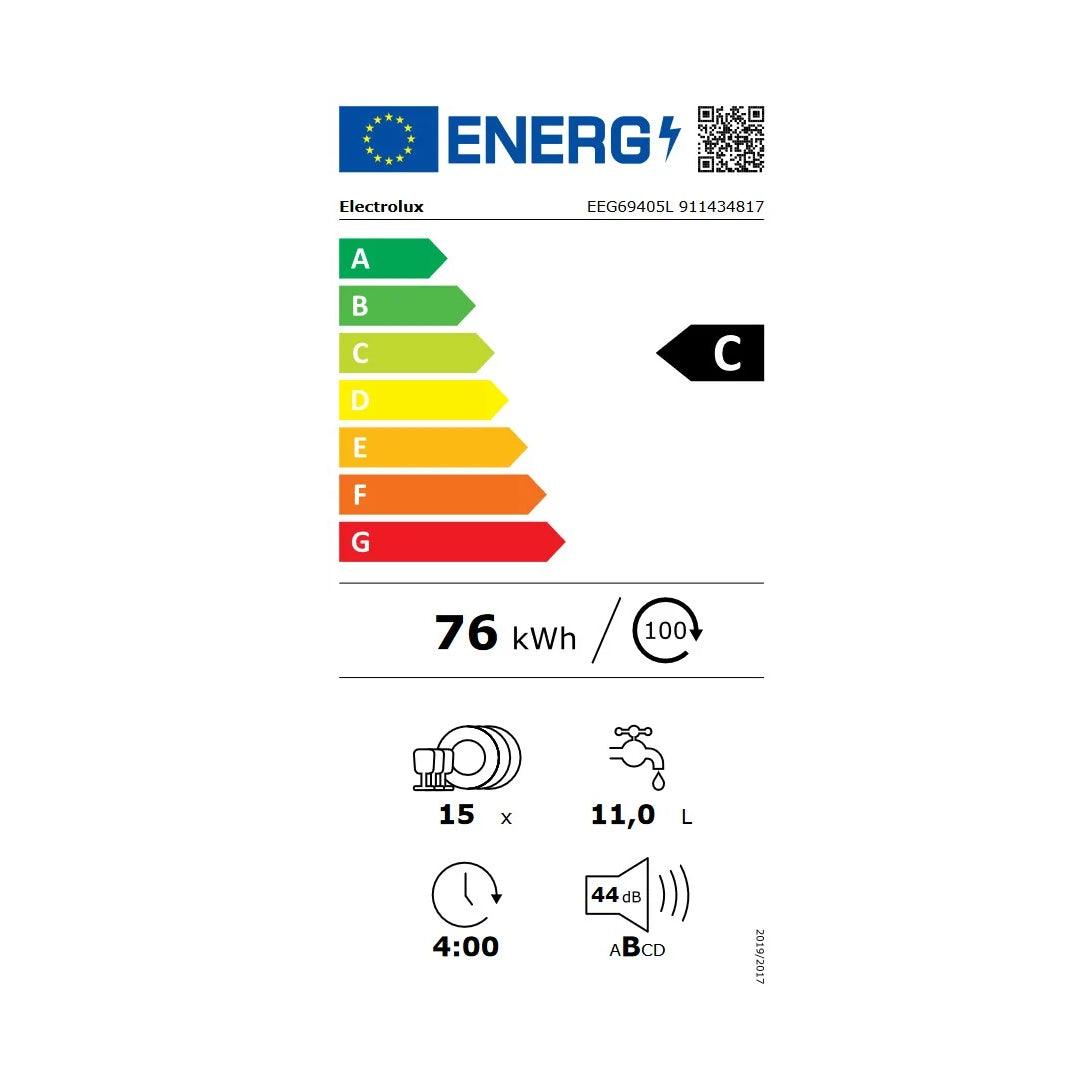 Iebūvējamā trauku mazgājamā mašīna ELECTROLUX EEG69405L