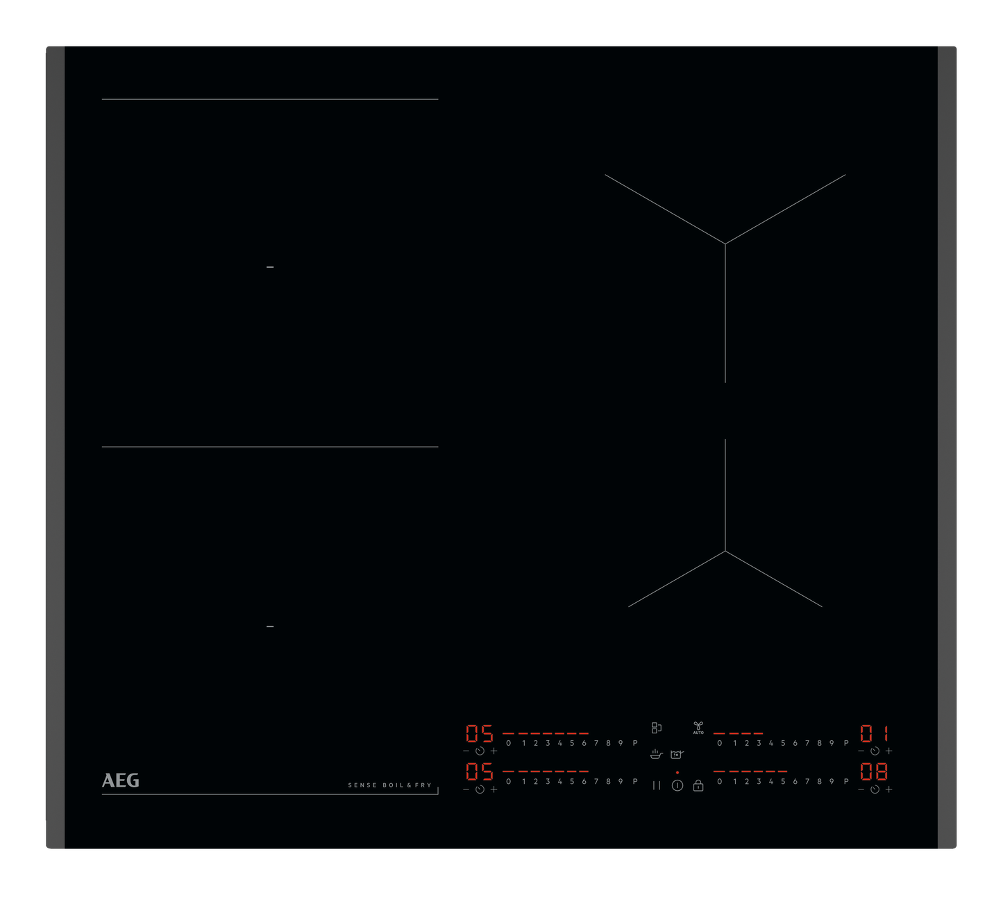 AEG iebūvēta elektiskā plīts virsma, 60cm TI64IB30FB