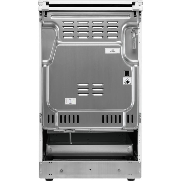Electrolux gāzes plīts ar elektrisko cepeškrāsni, balta LKK560232W