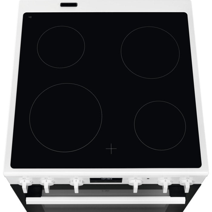 Electrolux elektriskā plīts ar elektrisko cepeškrāsni, balta LKR64023AW