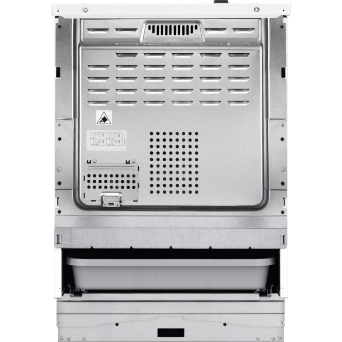 Electrolux elektriskā plīts ar elektrisko cepeškrāsni, 596 mm, balta LKR62001CW