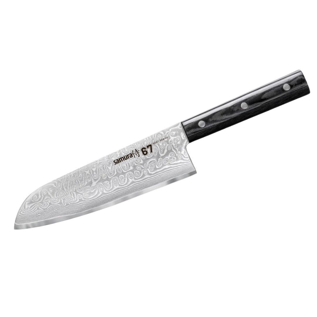 Virtuves nazis SAMURA DAMASCUS 67 Santoku 7.0"/175 mm, 67 layers. - DomoTehnika