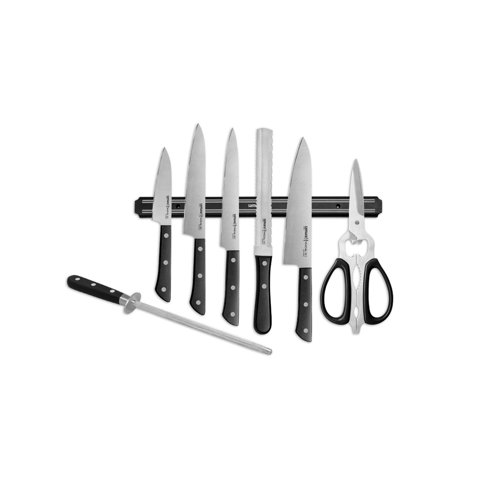 Nažu komplekts SAMURA HARAKIRI SUPER Set of 5 kitchen knives, melns SHR-0280B - DomoTehnika