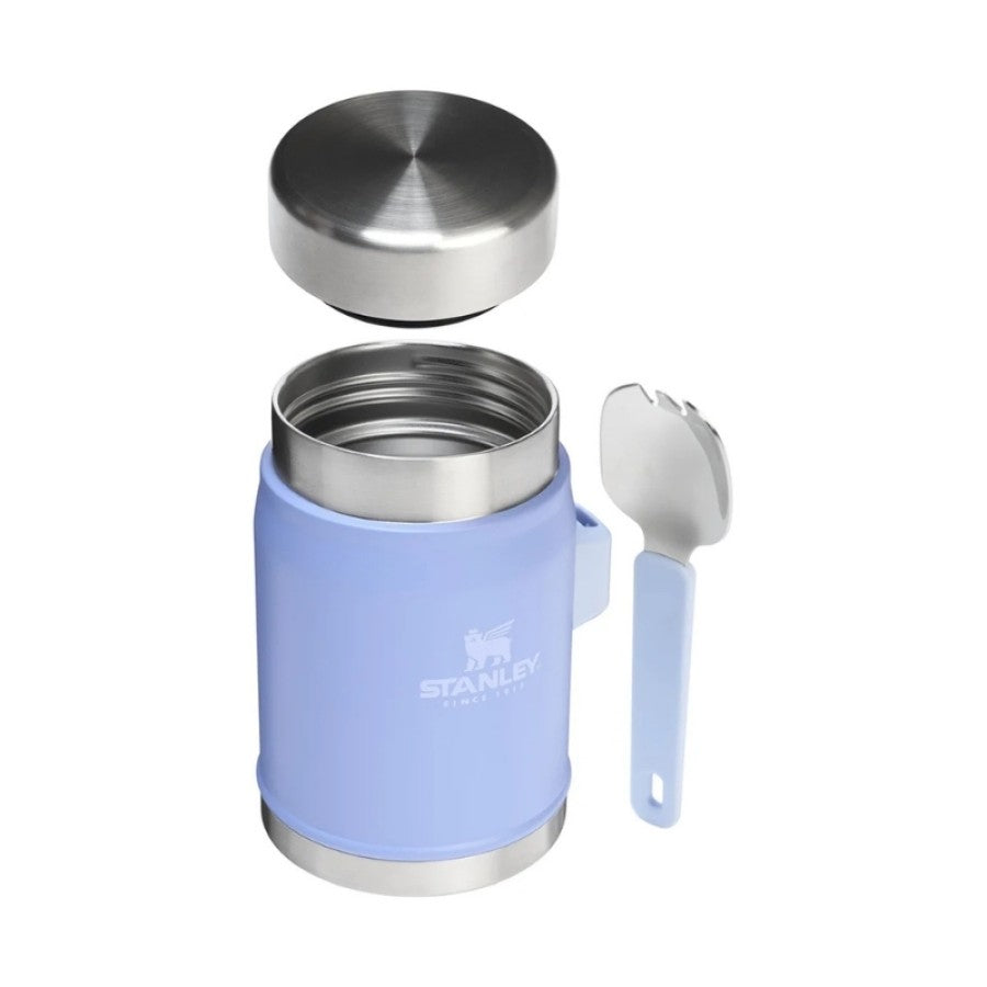 Термос для еды STANLEY The Legendary Food Jar + Spork 0,4 л, цвет гортензия синяя 2809382110