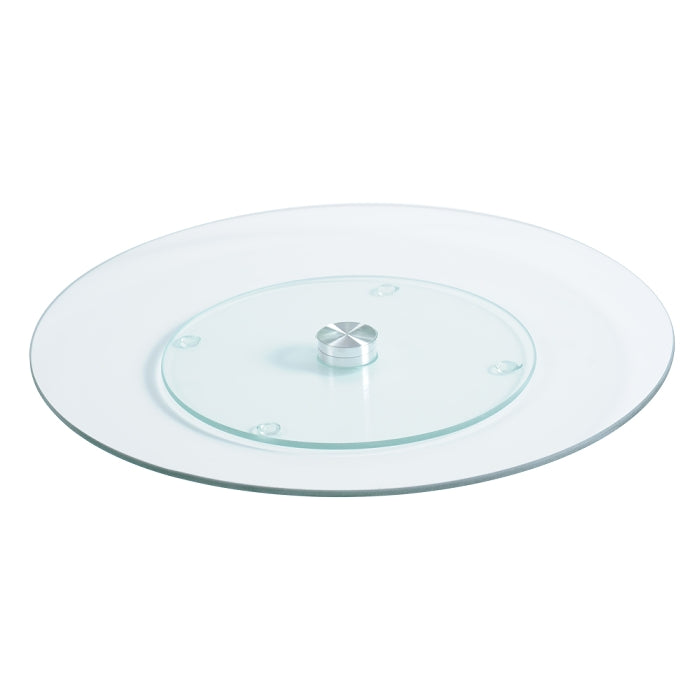 Сервировочное блюдо KESPER Dreh- und Servierplatte, Glas Ø 32 x 0,4 см, высота: 2 см 34440