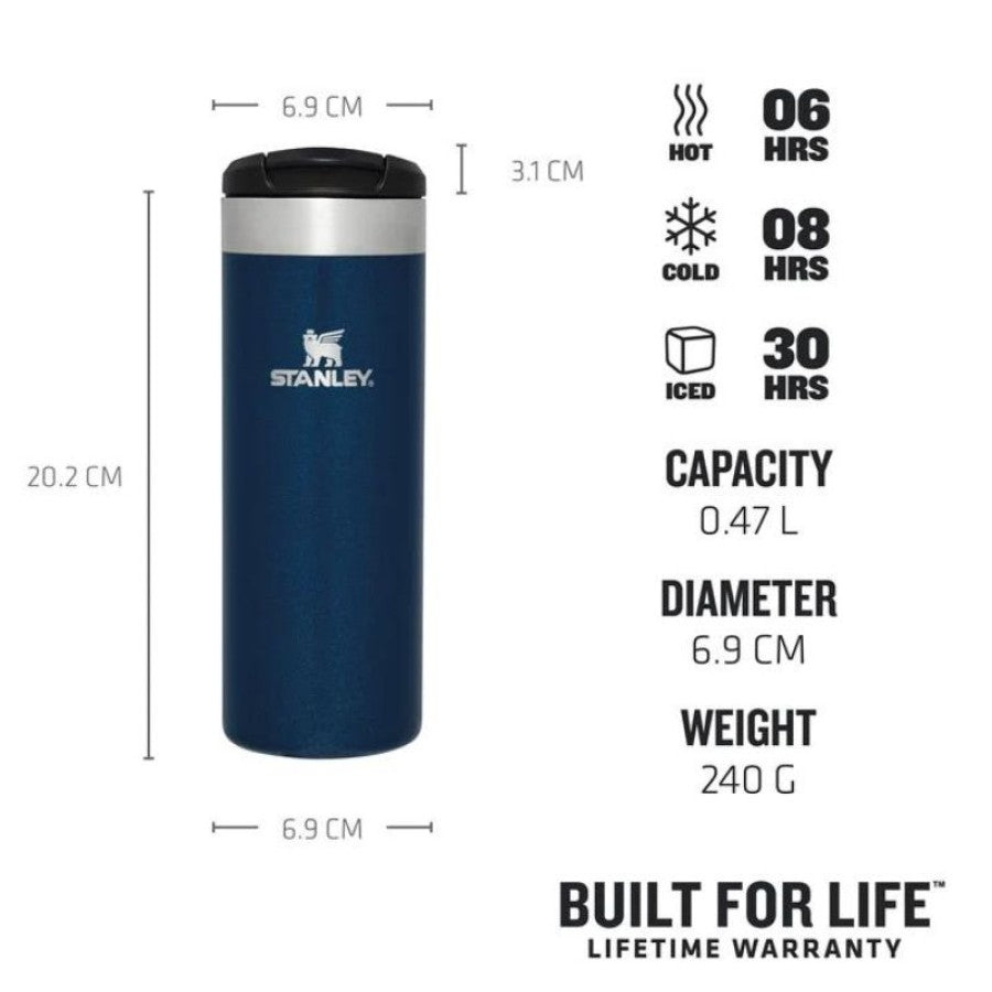 Термокружка STANLEY The AeroLight TransitMug 0.47L синяя 2810787149