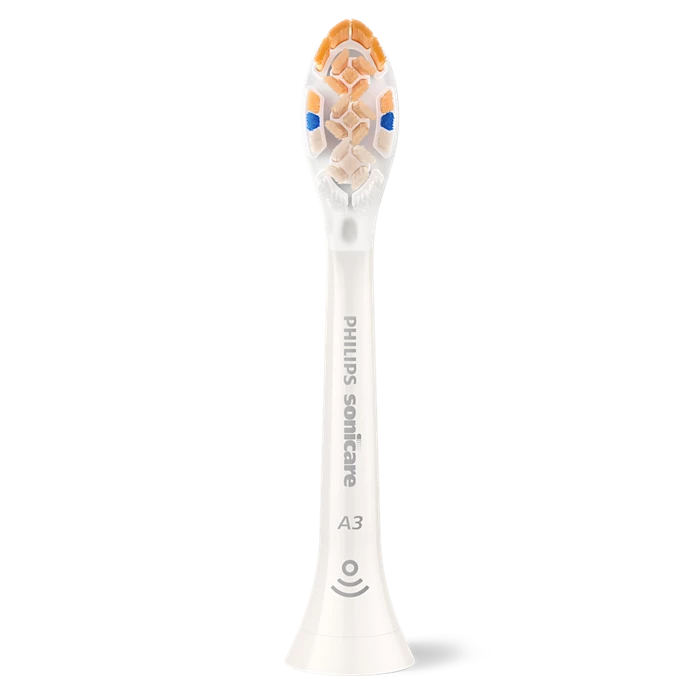 PHILIPS Sonicare A3 Premium All-in-One zobu birstes uzgalis, 4gab, balts HX9094/87
