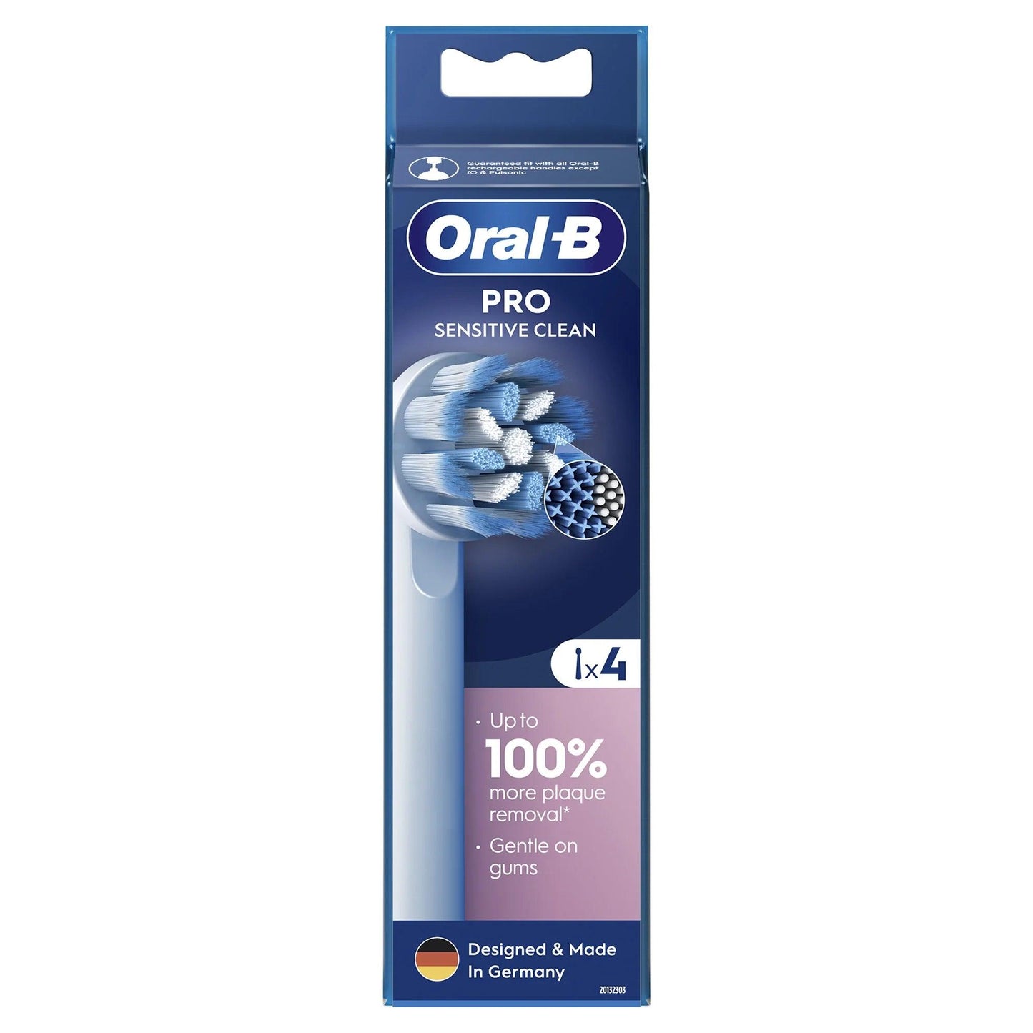 Zobu birstes uzgaļi BRAUN EB60-4 Sensetive UT - DomoTehnika