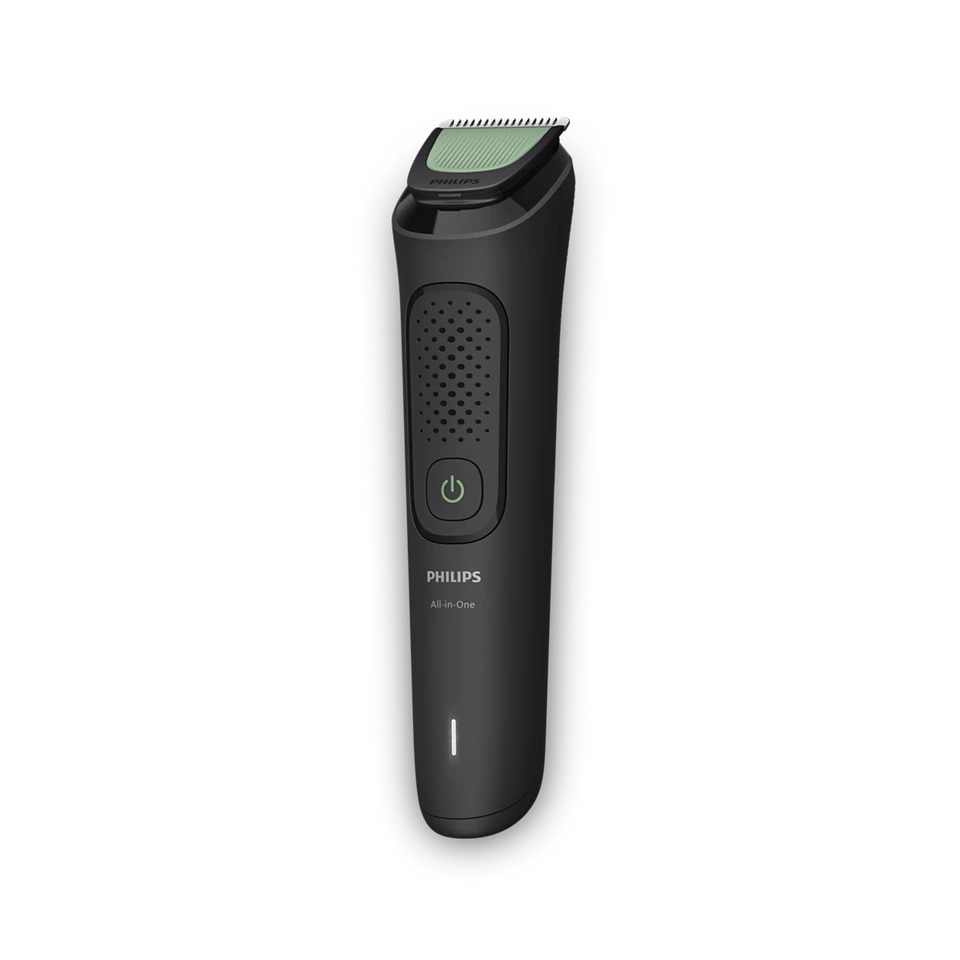 PHILIPS Multigroom series 3000 trimmeris (7-in-1), melns ar zaļu MG3920/15