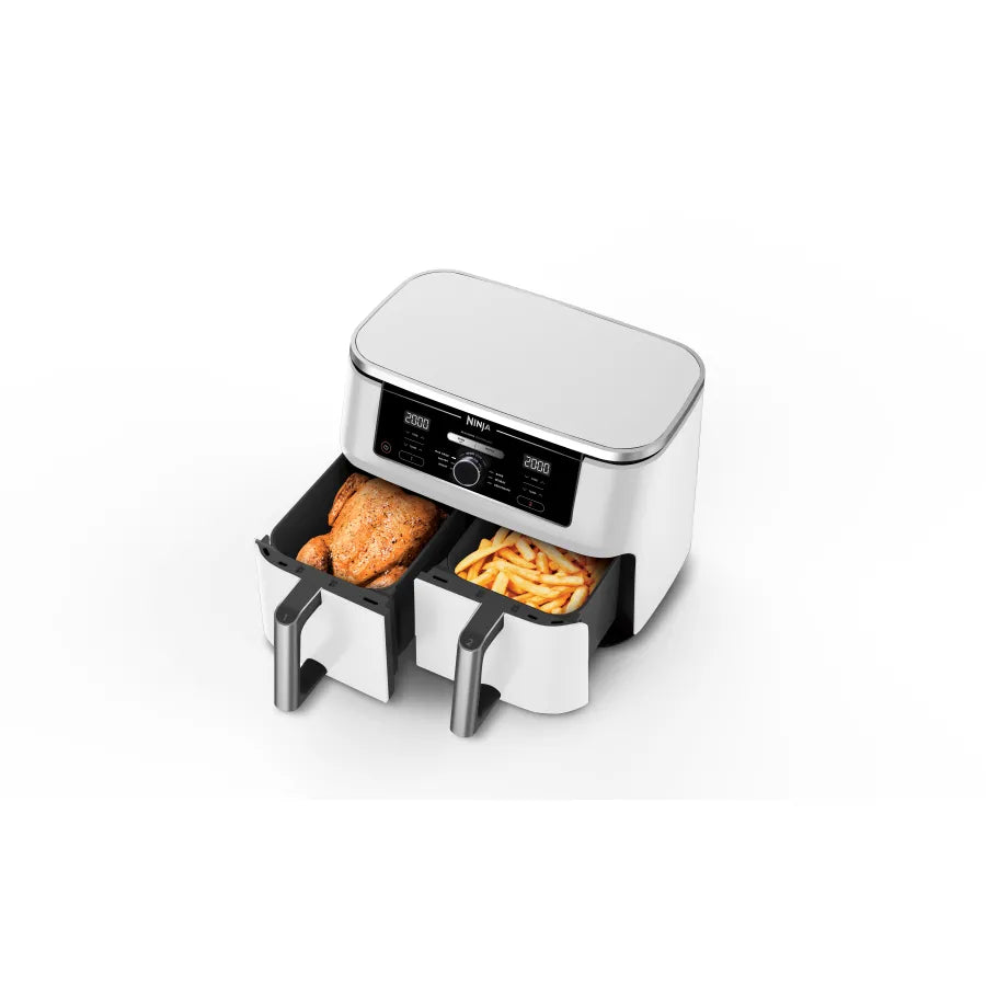 Ninja karstā gaisa katls Foodi MAX Dual Zone, 9.5l, 2470W, balts AF400EUWH
