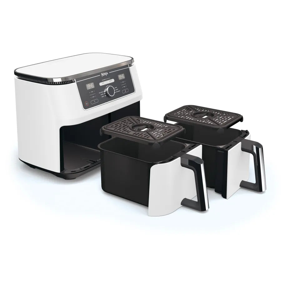 Ninja karstā gaisa katls Foodi MAX Dual Zone, 9.5l, 2470W, balts AF400EUWH
