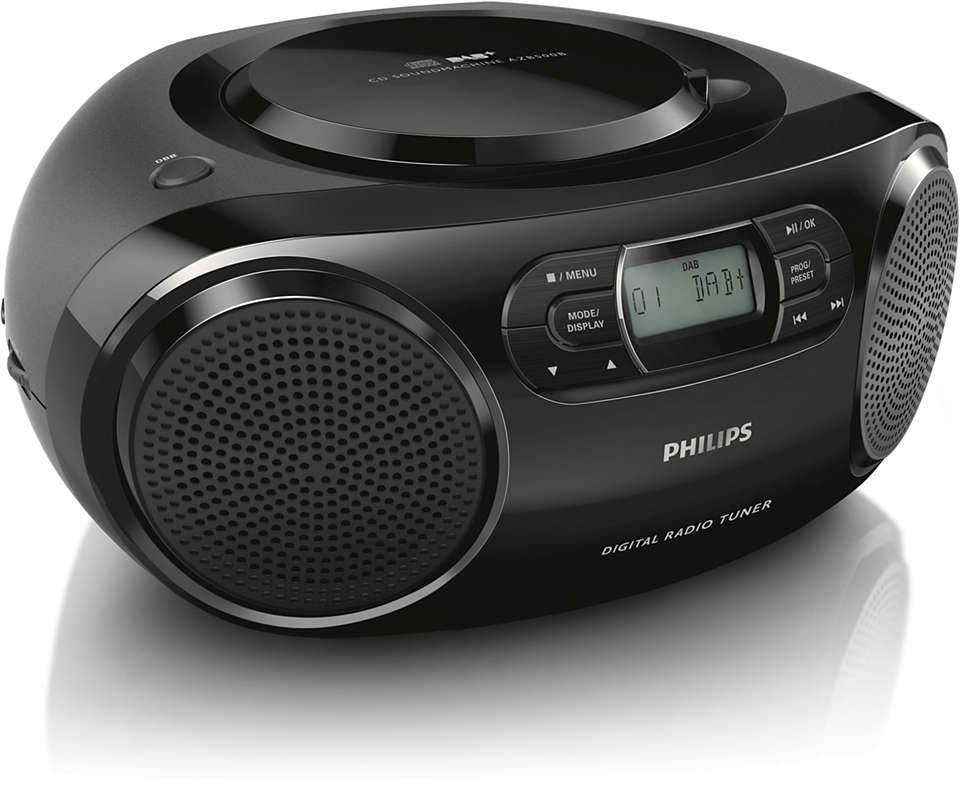 PHILIPS CD magnetola, melna AZB500/12