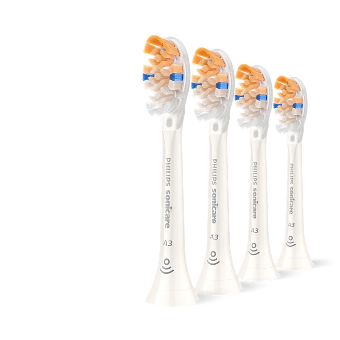 Sonicare A3 Premium All-in-One zobu birstes uzgalis, 4gab, balts HX9094/87