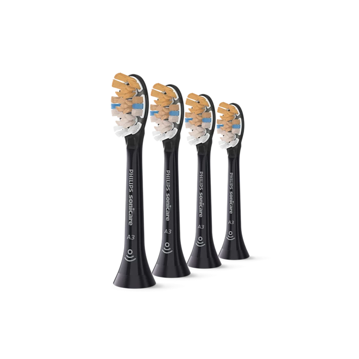Sonicare A3 Premium All-in-One zobu birstes uzgalis, 4gab, melns HX9094/88