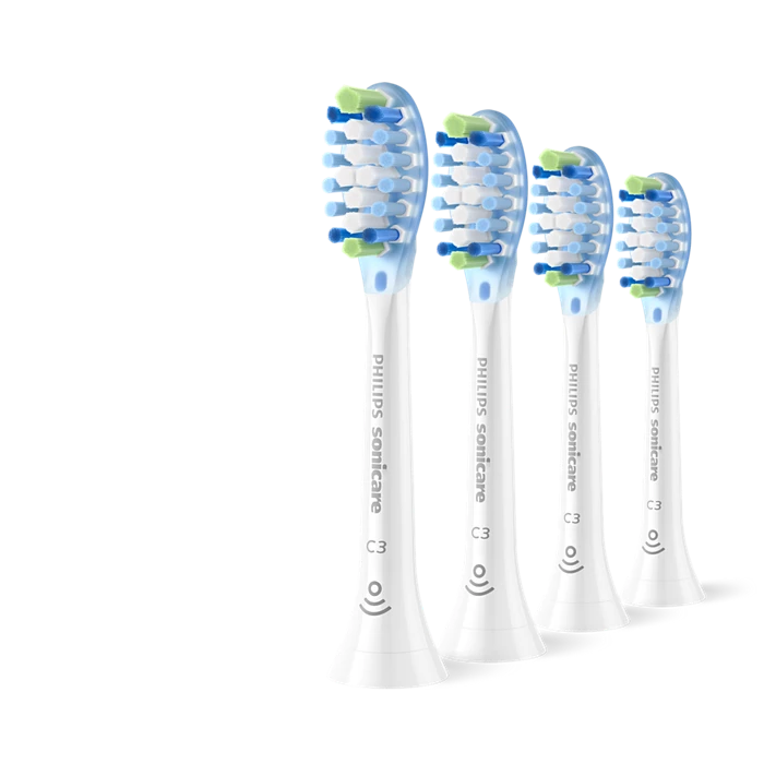 Sonicare C3 Premium Plaque Defence zobu birstes uzgaļi, 4 gab, balts HX9044/87