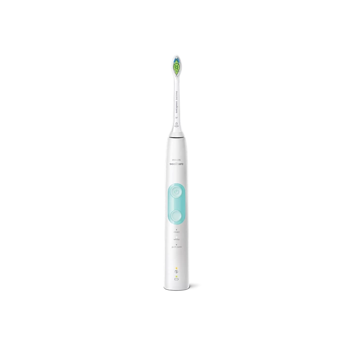 PHILIPS ProtectiveClean 5100 Sonic elektriskā zobu birste, balta un gaiši zila HX6857/28