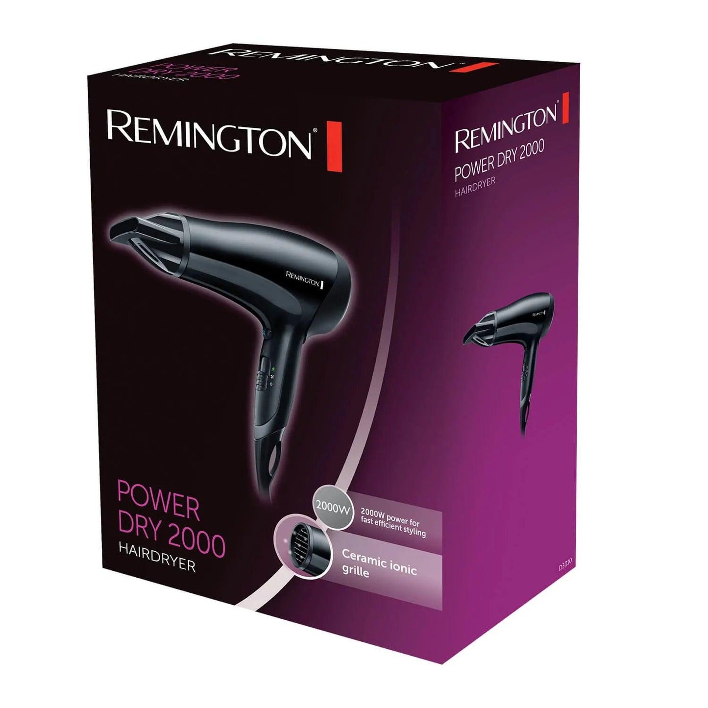 Matu fēns REMINGTON D3010 - DomoTehnika