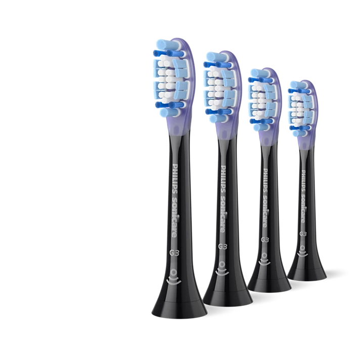 Sonicare G3 Premium Gum Care zobu birstes uzgaļi, 4gab, melns HX9054/88
