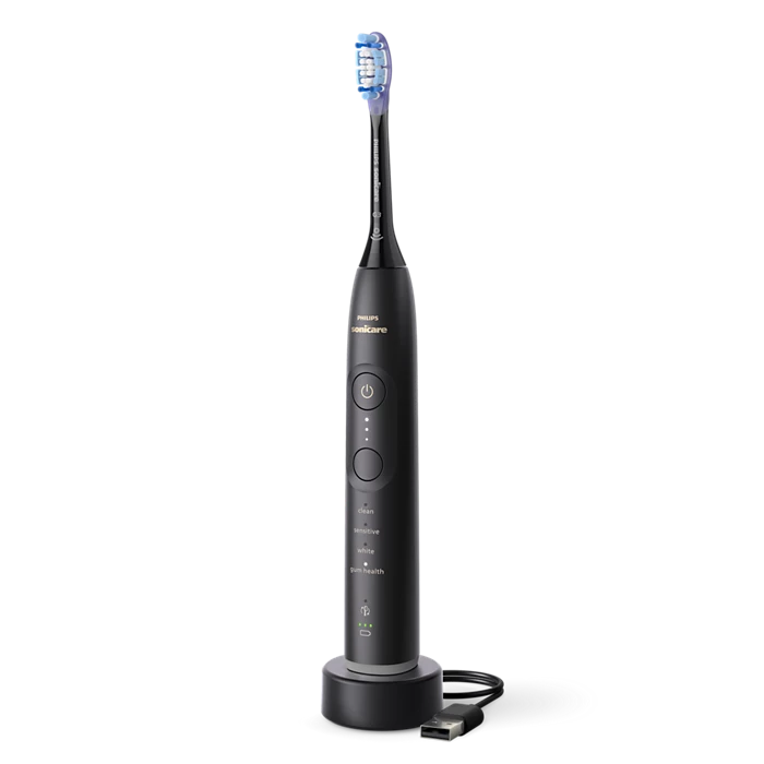 PHILIPS 7100 Sonic elektriskā zobu birste, melna HX7421/01