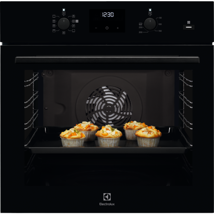 Electrolux cepeškrāsns, iebūv., melna EOD3C70TK