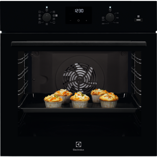 Electrolux cepeškrāsns, iebūv., melna EOD3C70TK