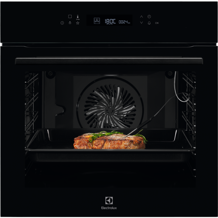 Electrolux iebūv. cepeškrāsns, melna EOE7P31Z