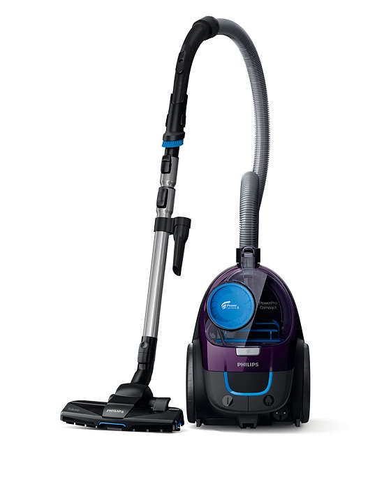 PHILIPS PowerPro Compact bezmaisu putekļsūcējs, 650 W (violets) FC9333/09