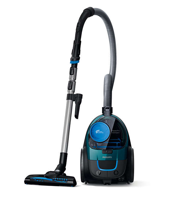 PHILIPS PowerPro Compact bezmaisu putekļsūcējs, 900 W (zils) FC9334/09