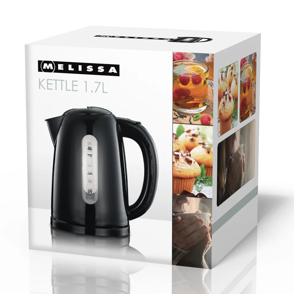 Melissa tējkanna, 1.7L, 2025W, melna 16130301