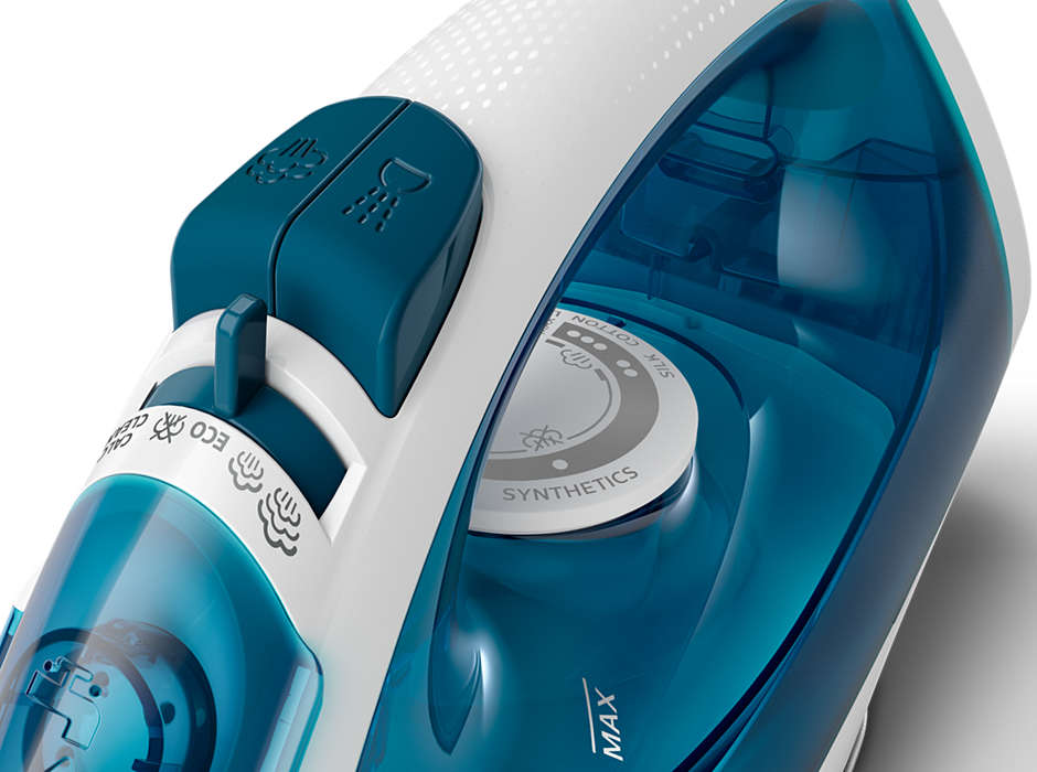 PHILIPS EasySpeed tvaika gludeklis, 2000W (zils) GC1750/20