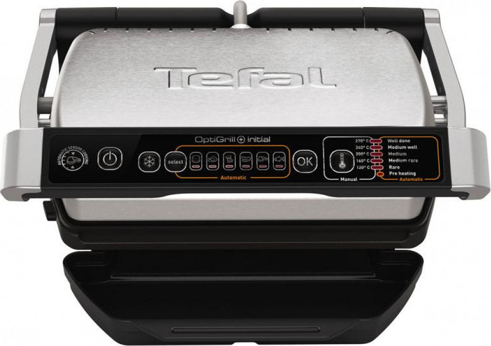 TEFAL Grils Optigrill+ Initial, tērauda GC706D