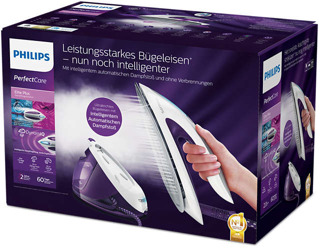 PHILIPS OptimalTEMP gludināšanas sistēma, 2700W (lillā) GC9660/30