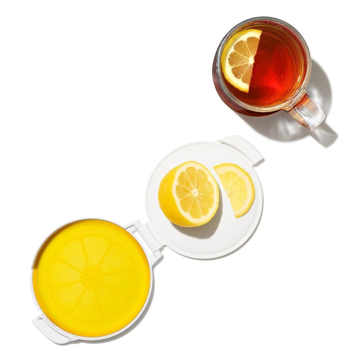 Pārtikas uzglabāšanas trauks OXO Cut & Keep Silicone Lemon Saver 11249800 - DomoTehnika